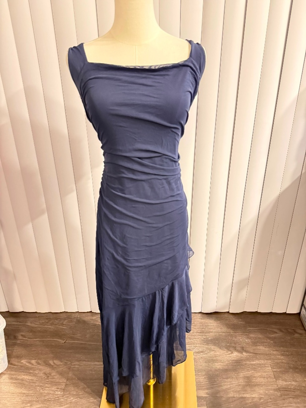 Bodycon Ruched Maxi Cocktail Dress